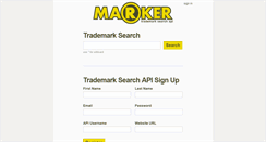 Desktop Screenshot of markerapi.com