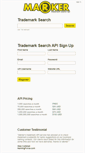Mobile Screenshot of markerapi.com